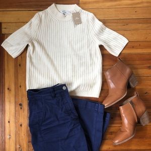 XS Madewell Cashmere Cropped Sweater